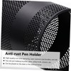 Operitacx Metal Black Anti-rust Round Pen Holder for Office Storage
