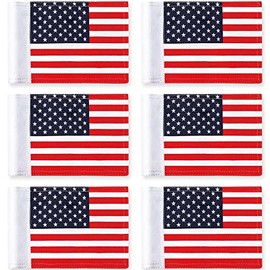 Oudain Bandera de golf con tubo insertado, impermeable, bandera de objetivo de golf de Estados Unidos, mini pin de nailon 420D para 250 aniversario, patio, interior y exterior, Día de los Veteranos
