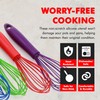 Chef Craft Premium Silicone Wire Cooking Whisk, 10.5 inch, Pink