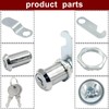 BokWin 1 Pcs Cabinet Cam Lock with Key 1-1/8 Inch