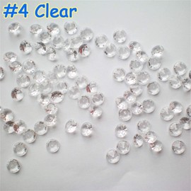 Time to Sparkle 5000 3MM Scatter Diamonds Table Crystals Acrylic Confetti Wedding Party (Clear)
