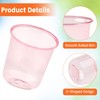 Jycnolm 50 Pcs Disposable Stemless Glasses, 12oz Plastic Wine Glasses