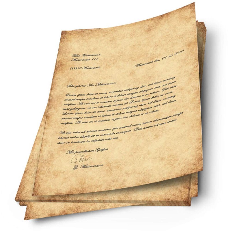 Letter Paper Sets Antique & History, History 10 Sheets Writing