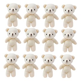 Toyvian 12 Piezas Mini Muñeca Llavero De Peluche Multiherramienta Llavero Oso Llavero Decorativo Mini Osos Suspendiendo Pequeños Osos Pequeño Oso De Peluche Portátil Oso Colgante