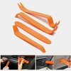 4 Pieces Trim Removal Tools, Orange Car Trim Removal Tool,