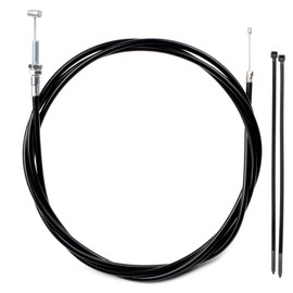 Riyitauto 75'' Universal Throttle Cable kit for 90cc 110cc 125cc 150cc Kandi Go Cart Kart Mini Bike Motorcycle Gas Scooter Dirt Bike Buggy Lawn Mower Heavy Duty Yerf Dog