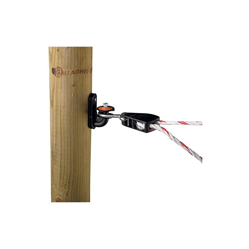 Gallagher Cord Tensioner With Roll Corner Insulator - 1 Pcs