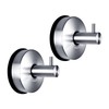 YOHOM Suction Cup Hook, Stainless Steel Towel Holder with Suction