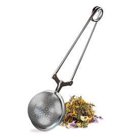 Bazzeff Infusor de t de acero inoxidable. Infusores de t para tisana de todo tipo. Tizana infusor con contenedor para gran capacidad de hierbas...    