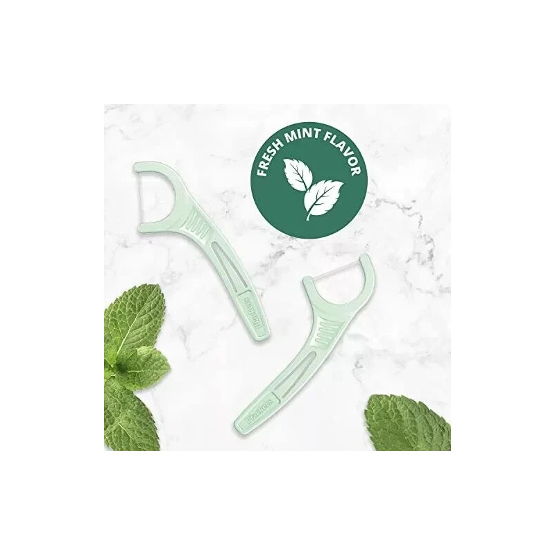 Plackers Micro Mint Dental Floss Picks with Travel Case 12
