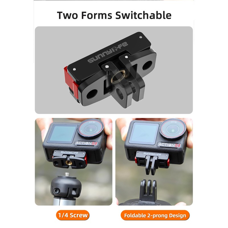 Honbobo Magnetic Mount for DJI Osmo Action 5 Pro, Quick