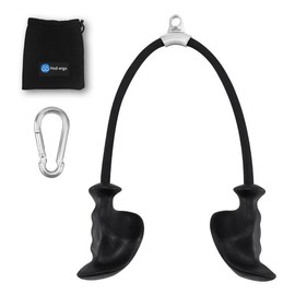 Hxd-Ergo Elevate Your Workout: Enhance Your Tricep Training with Our Triceps Rope and Ergonomic Handles—Perfect for Cable Machines, Pulley Systems, Ideal for Gym and Home Gym. Does not apply Does not apply - Color: Black