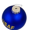 Kurt Adler AF4142 Glass U.S. Air Force Ball Ornament, 80mm
