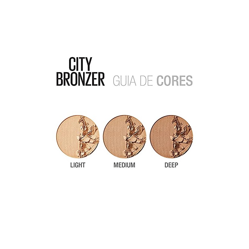 Maybelline New York City Bronzer Powder Maquillaje y Contorno, 200,