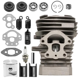 SYOWADA 577831101 39mm Cylinder Piston Kit, Cylinder Piston Ring Rebuild Kit Replacement for Husqvarna 235 235e 236 236e 240 240e Chainsaw