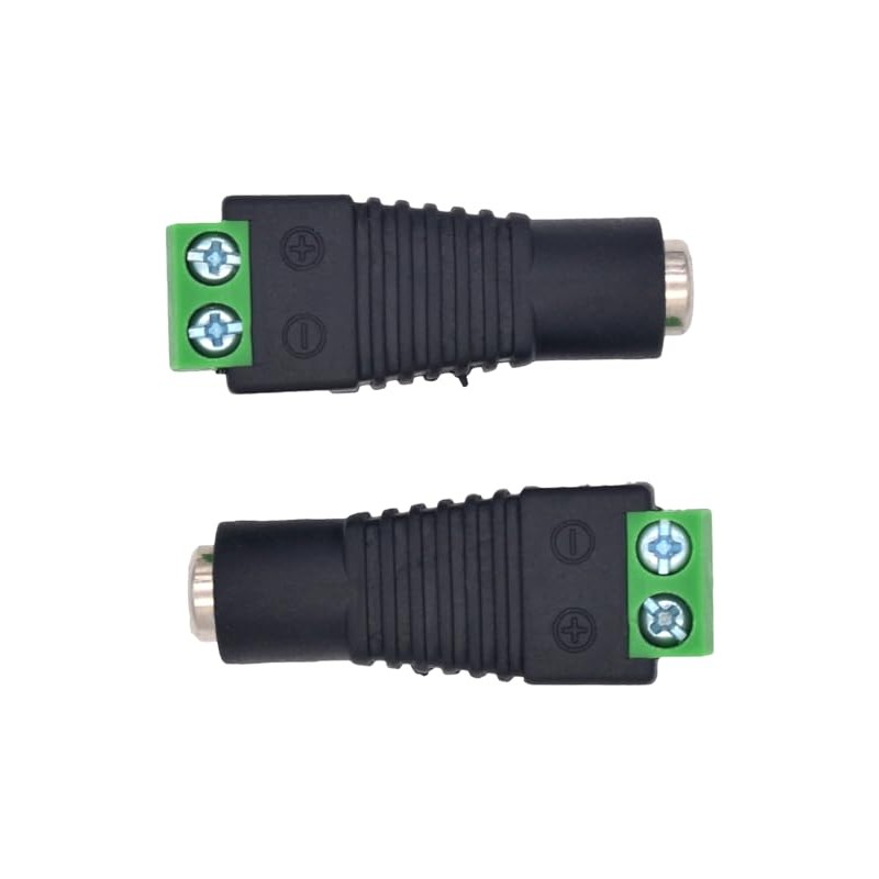 Triplett DC Female Plug to 2 Screw Down Terminal Block