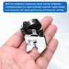 MECCANIXITY 3 Set PTC Refrigerator Starter Relay 4.7 Ohm 2
