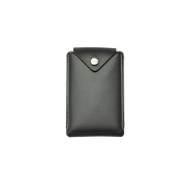 Abrasas Buttero Leather Edition Thin Card Case, Made in Japan, Black