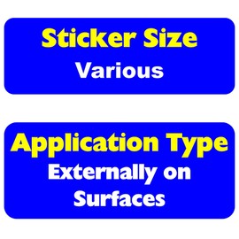 1 x Fog Security Warning Sticker Caution Logo Sign Door Window Notice Antitheft Prevention Shop Store Deterrent Protection External Label H10 (A5 (148mm x 210mm))