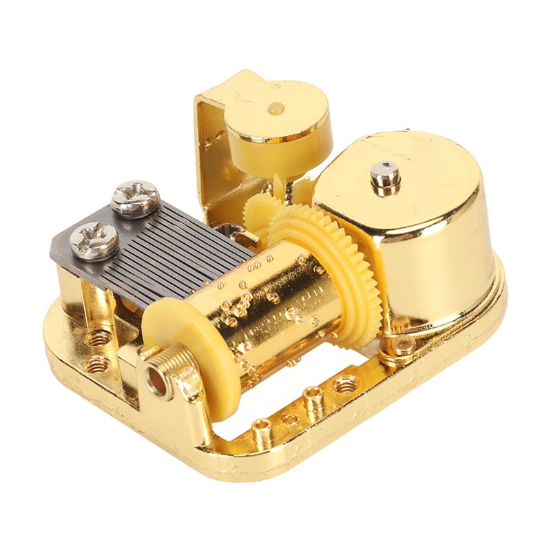 Windup Musical Movement 18 Note Pleasing Melody Alloy Easy Mounting