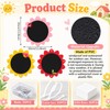 MotiMind 3 Pcs Outdoor Chalkboard for Kids, Sunflower Garden Decor