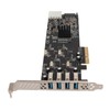 4 Port USB 3.0 PCIE Card 4 Dedicated 5Gbps Channels