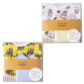 Wave Koguma-chan R-210714 Mini Gift Box Bi & Mini Handkerchief Off White Gift Baby Supplies