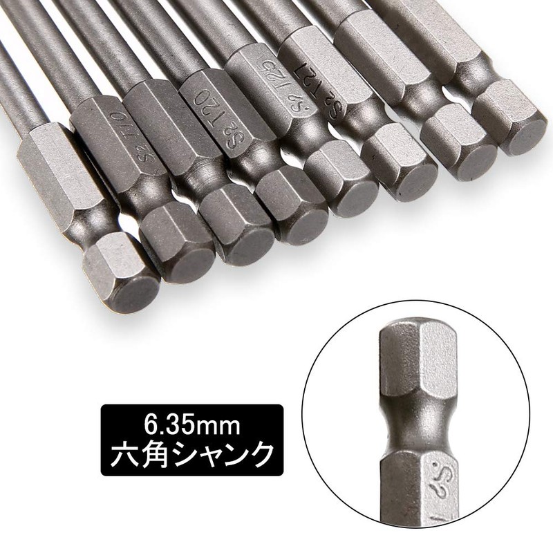 Saipor 8 Piece Torx Screwdriver Bit Set for Torx Star