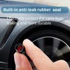 Dsycar 12 Pack Tire Stem Valve Caps Black, Thin Blue