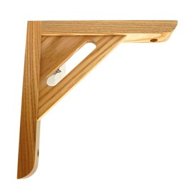 Wake Industry TK-044 Wooden Shelf Bracket, Small, 7.9 x 7.9 inches (200 x 200 mm), Storage Shelf Support, Reinforced, Pack of 1