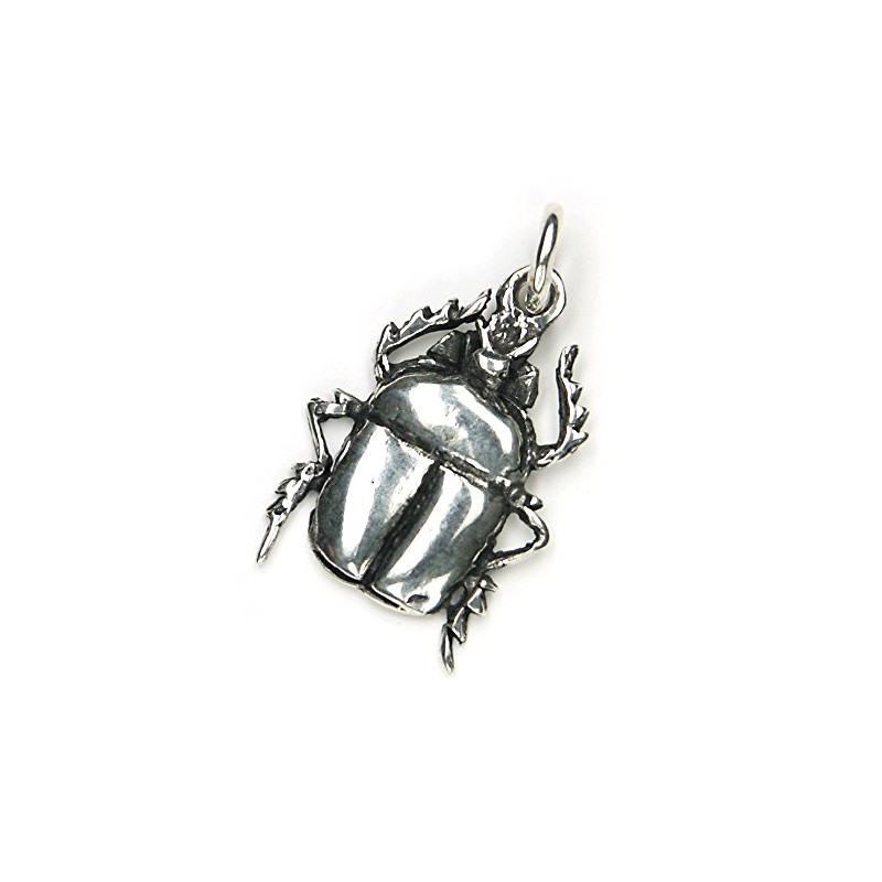 NKlaus 7465 Scarab Pendant 925 Silver Egyptian Lucky Charm 2