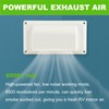 AUTOXBERT RV Side Vent Fan, 25W 12V Small Vent Ventilation