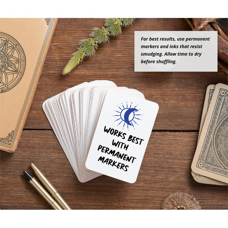 Blank Oracle Tarot Cards to Write On - Create Your