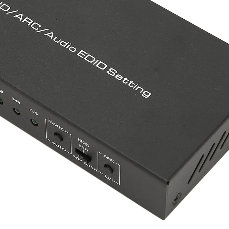 HDR HD Multimedia Interface Sound Extractor 5 Port 18Gbps Sound