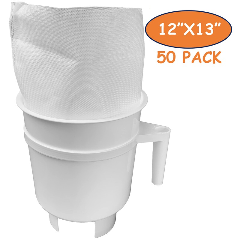 (50 Pack) Cold Brew Coffee Filters, 12" x 13" Compatible