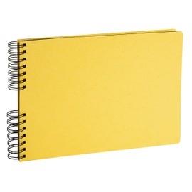 Exacompta - Ref 16540E - Aquarel Collection - Photo Album - 32 x 22cm, Spiral Bound, 50 Black Thick Card Pages, Laminated Cover - Assorted Pastel Colours