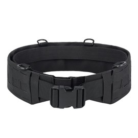 BOMTURN Tactical Molle Belt Military Duty Belt,w/Hook Lining Nylon Quick Release Rigger Belts for Police Law Enforcement