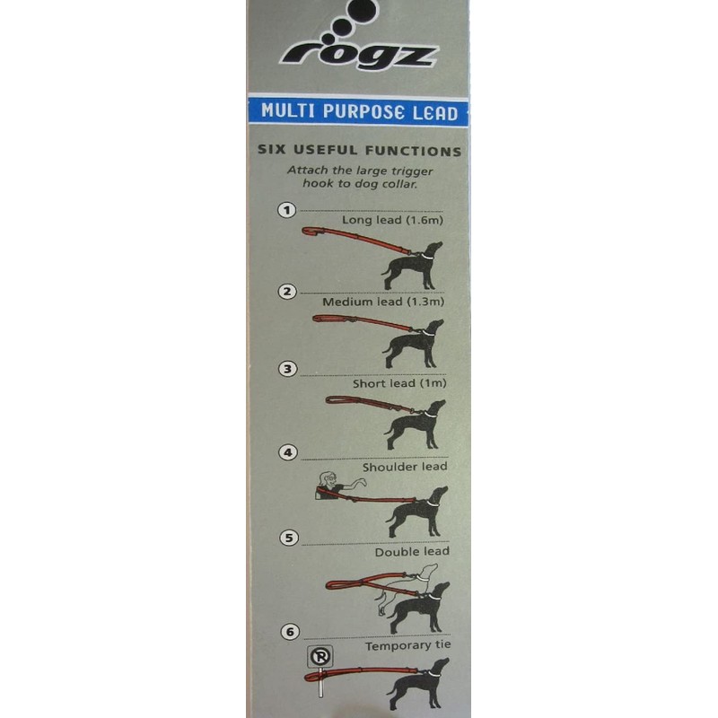 Multi Purpose Leash Medium - Black