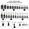 MIXPOWER 32PCS Torx Bit Socket Set, 14 Star Bits (T8-T70)&