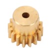 RC Motor Gear 16T M0.6 Copper RC Pinion Motor Gear