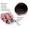 Women's Tote Purses Multi-pocket Shoulder Crossbody Bag Light Large Handbags