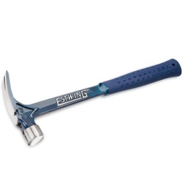 ESTWING Ultra Series Hammer - 19 oz Rip Claw Framing Hammer with Smooth Face & Shock Reduction Grip - E6-19S
