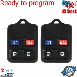 canscanshop For Ford Replacement Alarm Remote Keyless Entry Control Key FOB Clicker 4 Button