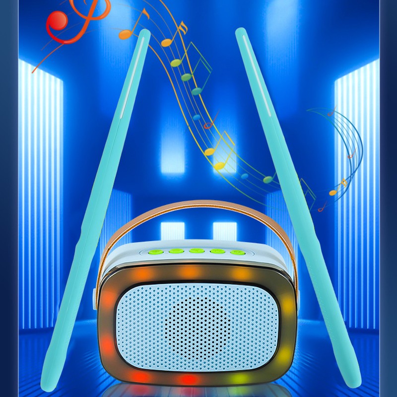 Electric Air Drum Set Portable Virtual Drum Set with Drumsticks