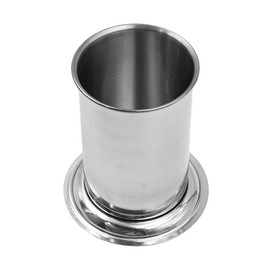 ZONADAH 13 x 11.5cm Stainless Steel Coffee Stirrers Holder Straw Holder for Counter Straw Dispenser Drinking Straw Organizer Utensil Rack for Spoons Forks Chopsticks