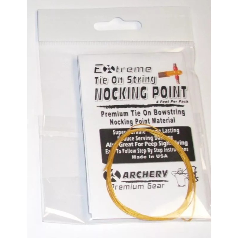 Extreme Gear YELLOW TIE ON BOWSTRING NOCKING NOCK POINT Archery