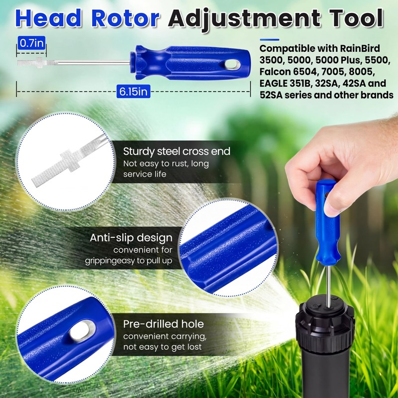 2 Pack Spray Head Pull-Up Tool Compatible with Rain Bird