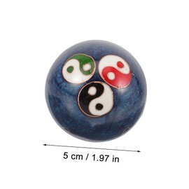 Beavorty Hand Massage Ball Set Durable Metal Balls for Hand Training Relaxation Perfect for Outdoor Use