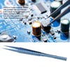 Tweezers Ti Alloy Straight Fine Tip Antimagnetic Tool for Electronic