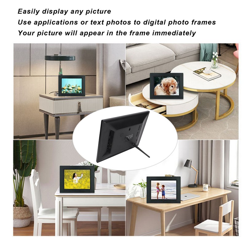 WiFi Digital Photo Frame Multifunction Auto Rotate 16GB Memory Touch